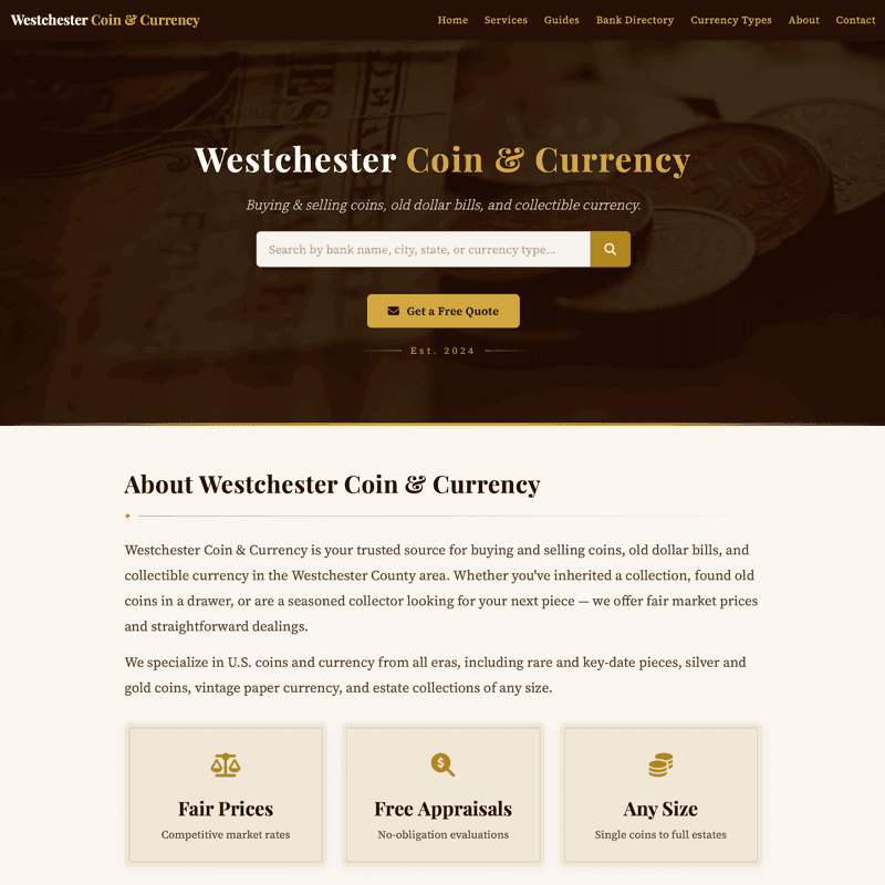 Westchester Coin & Currency